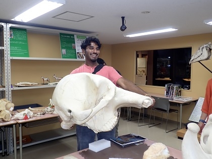 オハイオ州立大学の学生がいのち博物館来訪