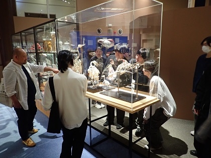 いのちの博物館で環境野生動物学（環境科学科２年次）」の授業