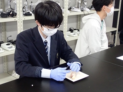 いのちの博物館中高生向けワークショップ
