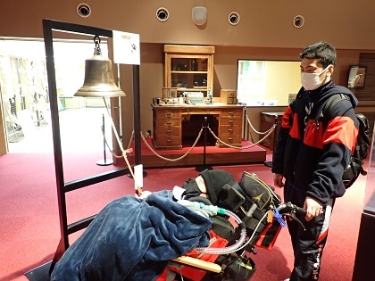 相模原市立中央中学校がいのちの博物館に来館