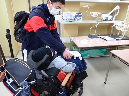 相模原市立中央中学校がいのちの博物館に来館