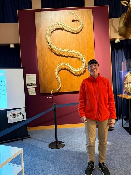 北イリノイ大学学生がいのちの博物館に来館