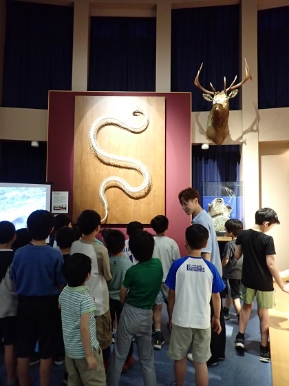 トライアフタースクール日吉本町の皆様がご見学されました. ミュゼットの学生の展示