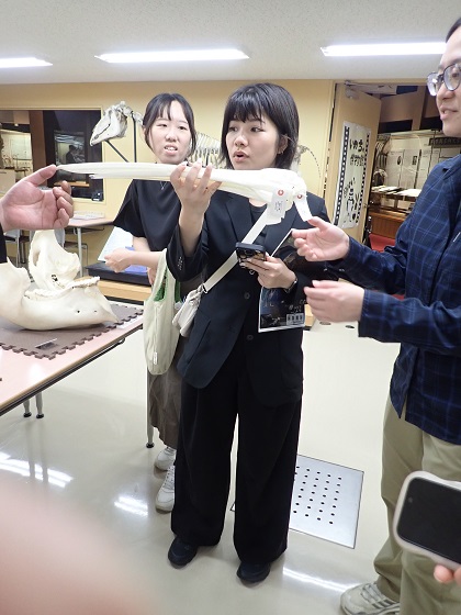 台湾の獣医師がいのちの博物館に来館