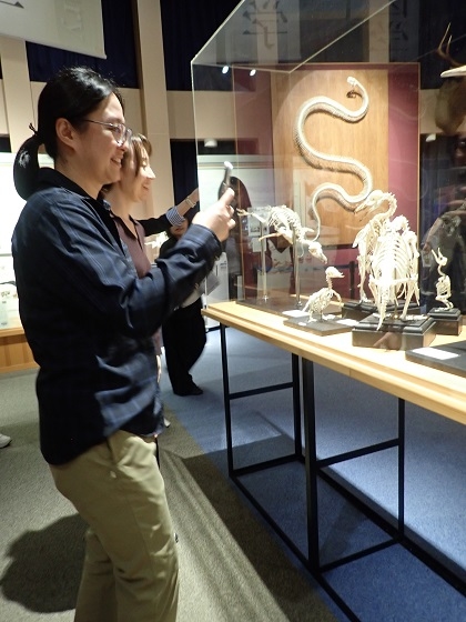 台湾の獣医師がいのちの博物館に来館