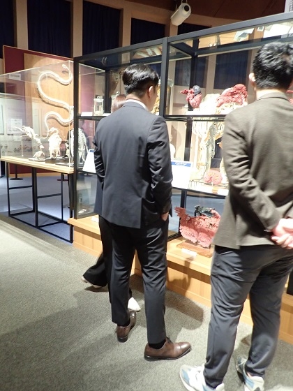 台湾の獣医師がいのちの博物館に来館