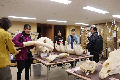 スルガ銀行サイクリング・プロジェクトの方がいのちの博物館に来館
