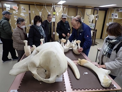 田名公民館がいのちの博物館に来館