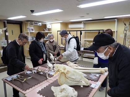 田名公民館がいのちの博物館に来館