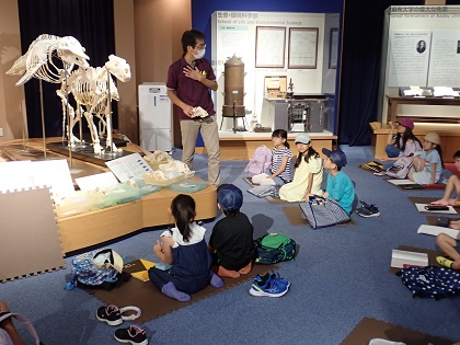 いのちの博物館夏休み子ども教室「動物たちの骨を学ぼう」