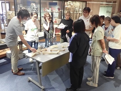 東京動物園ボランティアーズ・ドーセントグループがいのちの博物館に来館