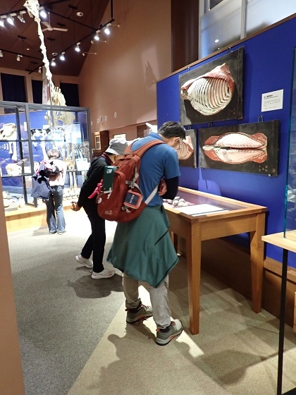 いのちの博物館に健康づくり普及員の方が来館