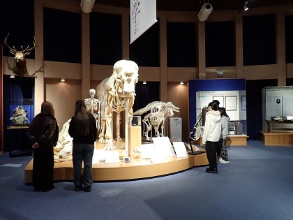 食品生命科学科がいのちの博物館で授業「生理学実習」